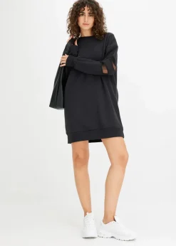 Damen bonprix Bekleidung·Blusen & Tuniken|Sweat|Sweatkleid aus reiner Bio-Baumwolle