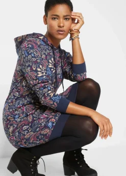 New Sweatkleid, bedruckt, langarm Damen Bekleidung·Blusen & Tuniken|Bekleidung·Pullover & Strickjacken