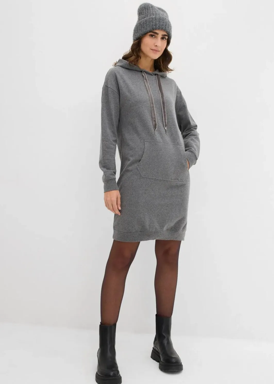 Online Sweatkleid mit Bio-Baumwolle Damen Kleider|Sweat