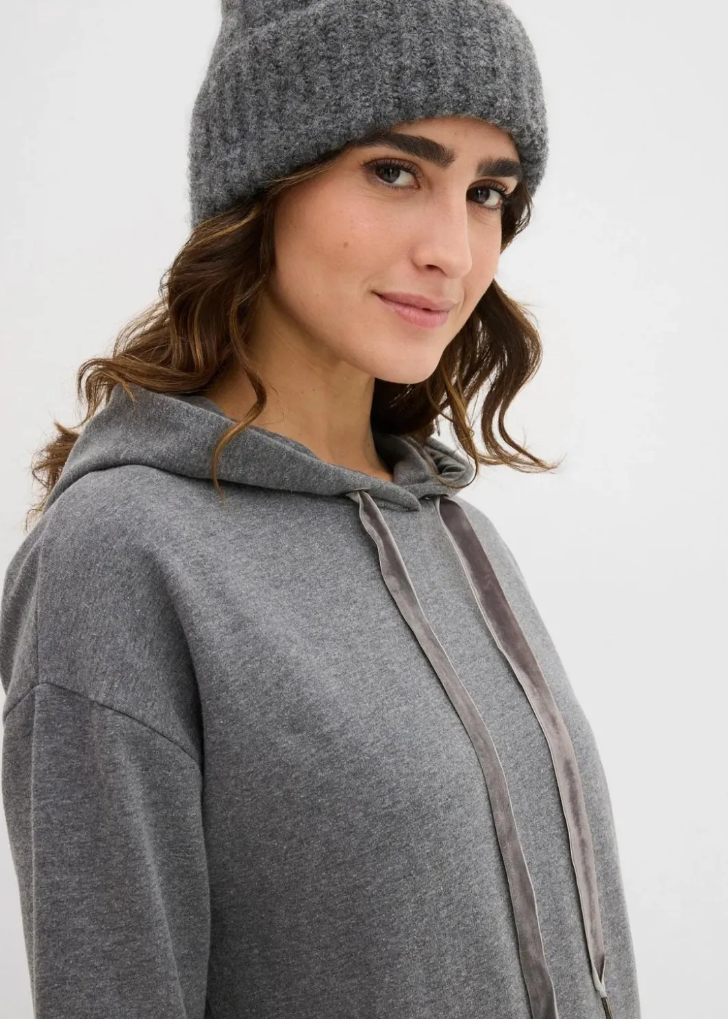 Online Sweatkleid mit Bio-Baumwolle Damen Kleider|Sweat