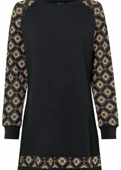 Outlet Sweatkleid mit Druck Damen Bekleidung·Blusen & Tuniken|Sweat