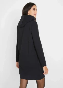 Hot Sweatkleid mit Kapuze Damen Kleider|Sweat