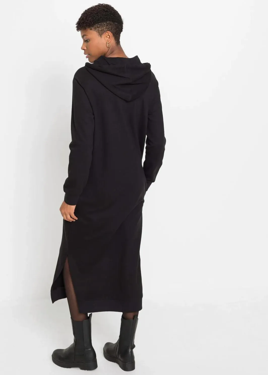 Clearance Sweatkleid mit Kapuze Damen Basics|Sweat