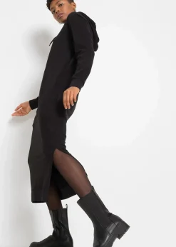 Clearance Sweatkleid mit Kapuze Damen Basics|Sweat