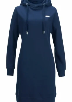 Damen bonprix Kleider|Sweat|Sweatkleid mit Kapuze