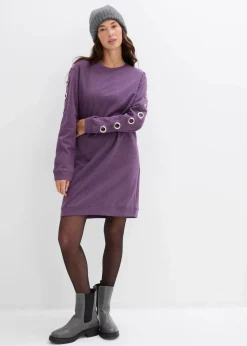 Damen bonprix Bekleidung·Blusen & Tuniken|Bekleidung·Pullover & Strickjacken|Sweatkleid mit Ösen