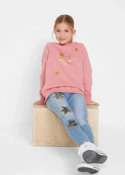 Kinder bonprix Mädchen 9-16 Jahre·Sweat & Strick|Mädchen 2-8 Jahre·Nachhaltigere Materialien|Sweatshirt aus reiner Baumwolle