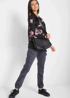 Damen bonprix Bekleidung·Blusen & Tuniken|Sweat|Sweatshirt aus reiner Baumwolle, locker geschnitten