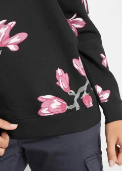Damen bonprix Bekleidung·Blusen & Tuniken|Sweat|Sweatshirt aus reiner Baumwolle, locker geschnitten