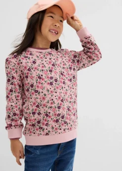 Kinder bonprix Mädchen 2-8 Jahre·Nachhaltigere Materialien|Mädchen 9-16 Jahre·Nachhaltigere Materialien|Sweatshirt aus reiner Bio-Baumwolle (2er Pack)