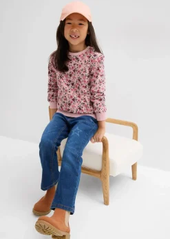 Kinder bonprix Mädchen 2-8 Jahre·Nachhaltigere Materialien|Mädchen 9-16 Jahre·Nachhaltigere Materialien|Sweatshirt aus reiner Bio-Baumwolle (2er Pack)