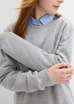 Discount Sweatshirt aus reiner Bio-Baumwolle (2er Pack) Kinder Mädchen 9-16 Jahre·Mehrfachpacks|Mädchen 9-16 Jahre·Sweat & Strick
