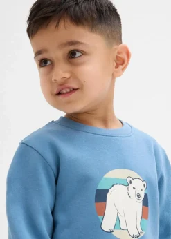 Kinder bonprix Jungen 2-8 Jahre·Nachhaltigere Materialien|Jungen 2-8 Jahre·Sweat & Strick|Sweatshirt aus reiner Bio-Baumwolle