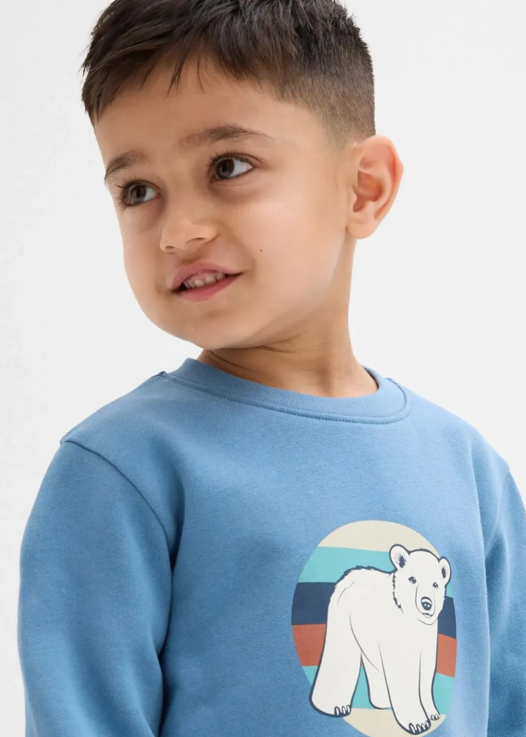 Kinder bonprix Jungen 2-8 Jahre·Nachhaltigere Materialien|Jungen 2-8 Jahre·Sweat & Strick|Sweatshirt aus reiner Bio-Baumwolle