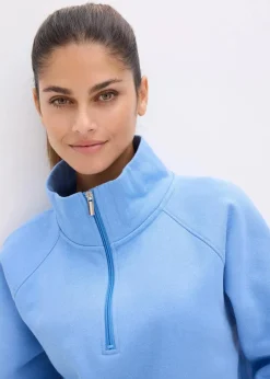 Damen bonprix Bekleidung·Röcke|Bekleidung·Blusen & Tuniken|Sweatshirt aus reiner Bio-Baumwolle