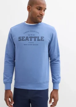 Herren bonprix Große Größen|Sweat|Sweatshirt aus reiner Bio-Baumwolle (2er Pack)