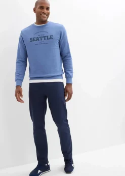 Herren bonprix Große Größen|Sweat|Sweatshirt aus reiner Bio-Baumwolle (2er Pack)