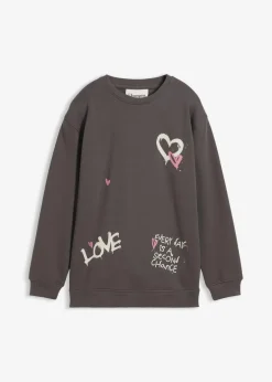 Kinder bonprix Mädchen 9-16 Jahre·Sweat & Strick|Mädchen 2-8 Jahre·Nachhaltigere Materialien|Sweatshirt aus reiner Bio-Baumwolle