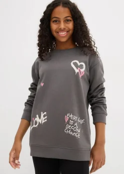 Kinder bonprix Mädchen 9-16 Jahre·Sweat & Strick|Mädchen 2-8 Jahre·Nachhaltigere Materialien|Sweatshirt aus reiner Bio-Baumwolle