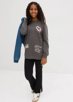 Kinder bonprix Mädchen 9-16 Jahre·Sweat & Strick|Mädchen 2-8 Jahre·Nachhaltigere Materialien|Sweatshirt aus reiner Bio-Baumwolle