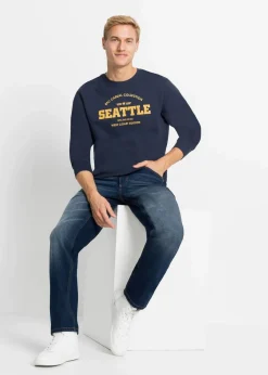 New Sweatshirt aus reiner Bio-Baumwolle (2er Pack) Herren Sweat|Große Größen