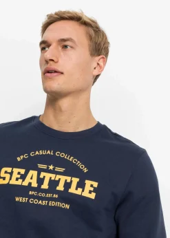 New Sweatshirt aus reiner Bio-Baumwolle (2er Pack) Herren Sweat|Große Größen