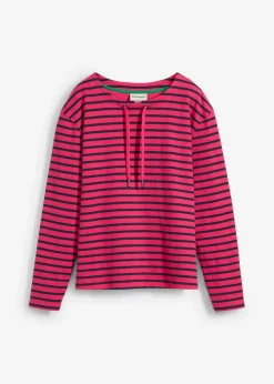 Clearance Sweatshirt aus Strukturmaterial Damen Sweat