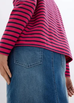 Clearance Sweatshirt aus Strukturmaterial Damen Sweat