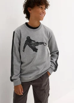 Kinder bonprix Jungen 9-16 Jahre·Sweat & Strick|Jungen 2-8 Jahre·Nachhaltigere Materialien|Sweatshirt aus weichem Baumwoll-Mix