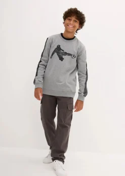 Kinder bonprix Jungen 9-16 Jahre·Sweat & Strick|Jungen 2-8 Jahre·Nachhaltigere Materialien|Sweatshirt aus weichem Baumwoll-Mix