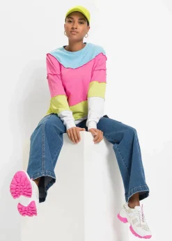 New Sweatshirt aus weichem Baumwoll-Mix Damen Bekleidung·Blusen & Tuniken|Nachhaltigere Materialien