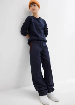 Kinder bonprix Jungen 9-16 Jahre·Mehrfachpacks|Jungen 9-16 Jahre·Bademode|Sweatshirt aus weichem Baumwoll-Mix (2er Pack)