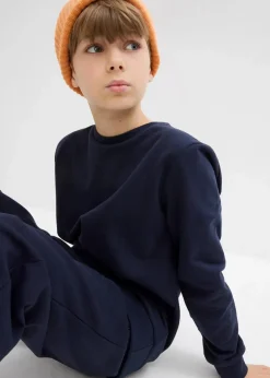 Kinder bonprix Jungen 9-16 Jahre·Mehrfachpacks|Jungen 9-16 Jahre·Bademode|Sweatshirt aus weichem Baumwoll-Mix (2er Pack)