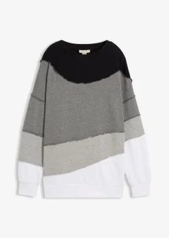 Outlet Sweatshirt aus weichem Baumwoll-Mix Damen Sweat|Nachhaltigere Materialien