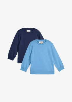 Kinder bonprix Jungen 2-8 Jahre·Sweat & Strick|Jungen 2-8 Jahre·Mehrfachpacks|Sweatshirt aus weichem Baumwoll-Mix (2er Pack)
