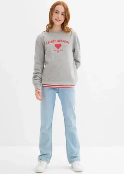 Kinder bonprix Mädchen 9-16 Jahre·Sweat & Strick|Mädchen 2-8 Jahre·Nachhaltigere Materialien|Sweatshirt aus weichem Bio-Baumwoll-Mix