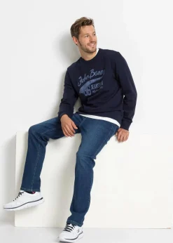 Online Sweatshirt (2er Pack) aus weichem Baumwoll-Mix Herren Sweat