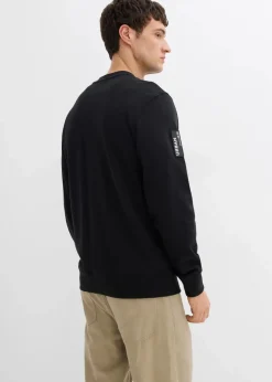 Best Sweatshirt mit Brusttasche aus Bio-Baumwolle Herren Große Größen|Sweat
