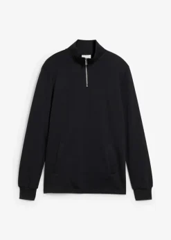 Herren bonprix Große Größen|Basics|Sweatshirt mit praktischen Taschen und geradem Saum aus reiner Bio-Baumwolle