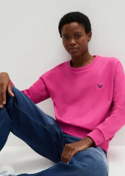 Sale Sweatshirt mit Stickerei Damen Bekleidung·Blusen & Tuniken|Nachhaltigere Materialien