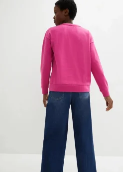Sale Sweatshirt mit Stickerei Damen Bekleidung·Blusen & Tuniken|Nachhaltigere Materialien