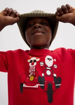 Sale Sweatshirt mit Weihnachtsmotiv aus reiner Bio-Baumwolle Kinder Jungen 2-8 Jahre·Nachhaltigere Materialien|Jungen 2-8 Jahre·Sweat & Strick