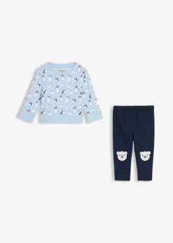 Sweatshirt und Krabbelleggings aus reiner Bio-Baumwolle (2-tlg.Set) Kinder Hosen & Leggings|Shirts & Pullover