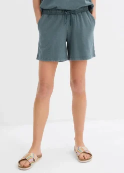 Damen bonprix Bekleidung·Outdoorbekleidung|Bekleidung·Blusen & Tuniken|Sweat-Shorts aus reiner Baumwolle