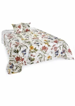bonprix Geschirr & Servieren|Hussen & Sofaüberwürfe|Tagesdecke mit floralem Design