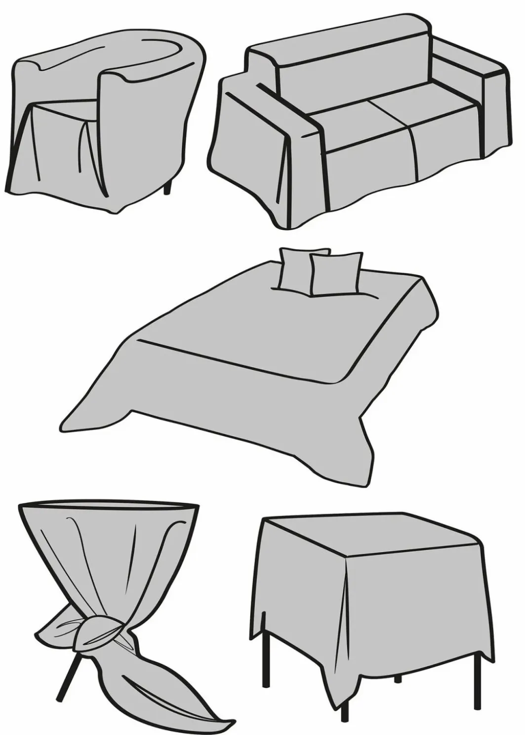 Tagesdecke mit Ornamenten Geschirr & Servieren|Hussen & Sofaüberwürfe