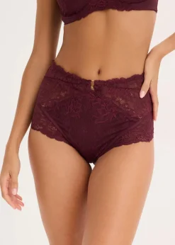 Damen bonprix Wäsche·Dessous|Wäsche·Höschen|Taillenpanty aus zarter Spitze