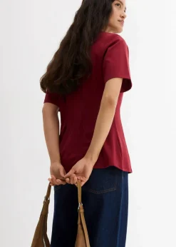 Hot Tailliertes Shirt aus bequemen Punto di Roma Damen Shirts & Tops