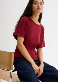 Hot Tailliertes Shirt aus bequemen Punto di Roma Damen Shirts & Tops