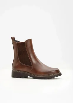 Damen Tamaris High Heels|Gefütterte Winterschuhe|Chelsea-Boots